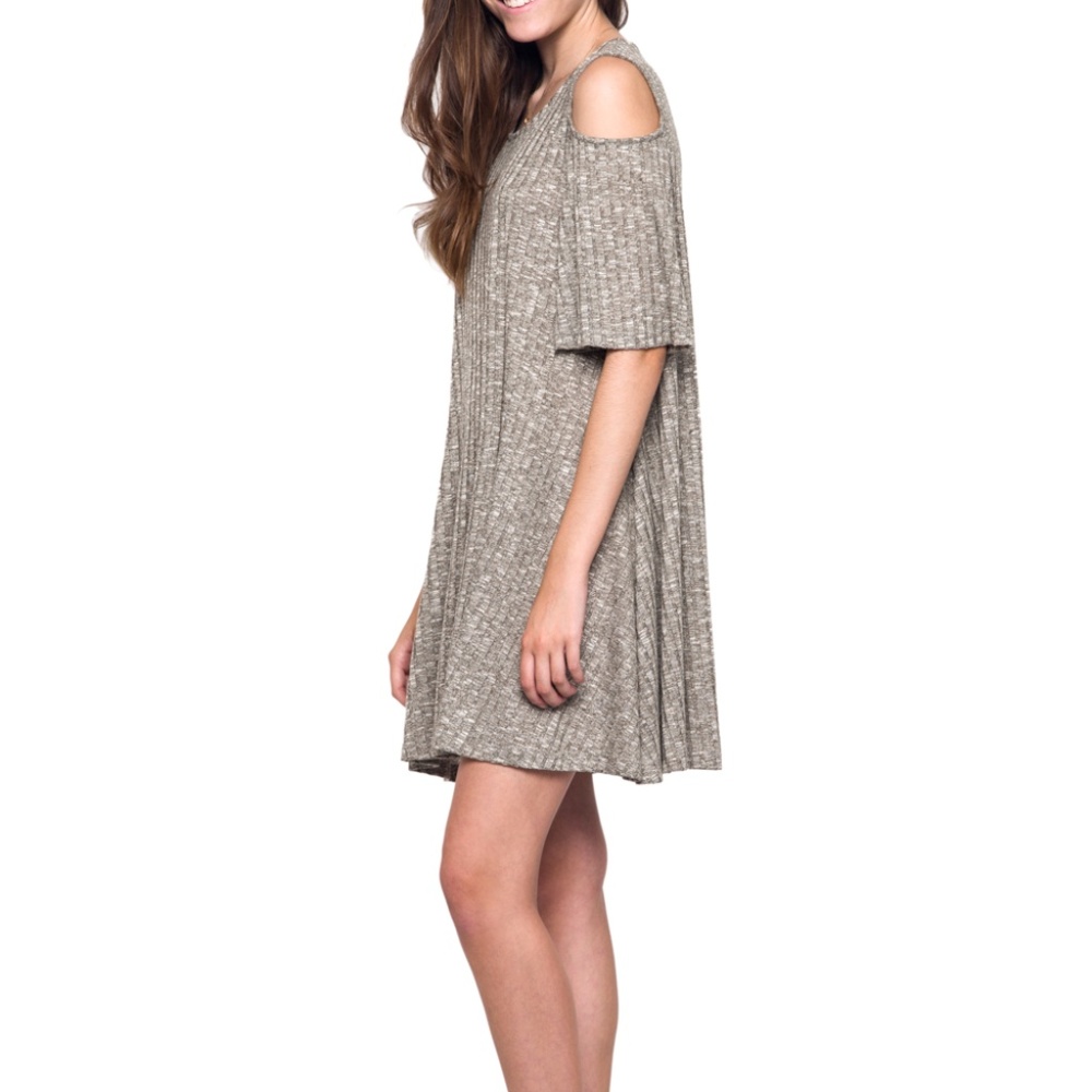 CUTOUT SWEATER DRESS - Picture 2 of 4
